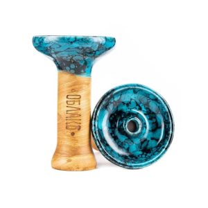 Чаша керамика ОБЛАКО STD Phunnel M Glaze Blue Black LGT (Голубой-Черный Мрамор)