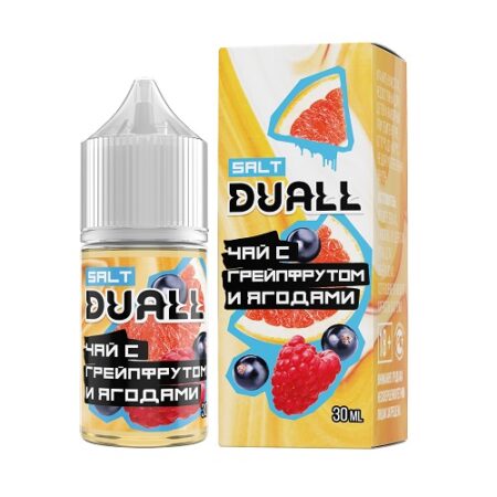 DUALL SALT - ЧАЙ С ГРЕЙПФРУТОМ И ЯГОДАМИ 30 мл. 20 мг. LIGHT