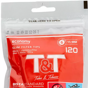 Фильтры T&T Slim 6/15мм (120)