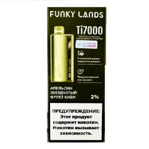Funky Lands By Elfbar Ti7000 - Апельсин Звездчатый Фрукт Киви