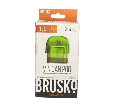 КАРТРИДЖ BRUSKO MINICAN ЗЕЛЁНЫЙ