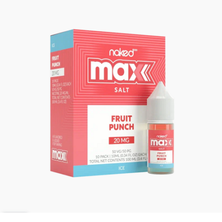 "Naked MAX" Salt - Fruit Punch Ice 10 мл. 20 мг.