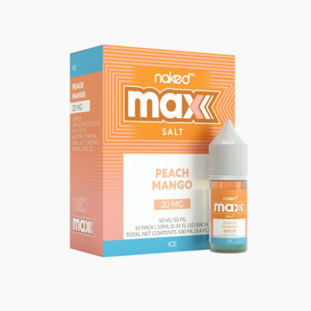 "Naked MAX" Salt - Peach Mango Ice 10 мл. 20 мг.