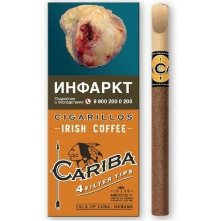 Сигариллы CARIBA Irish Coffee (Кариба Айриш Кофе) (4шт/пач)