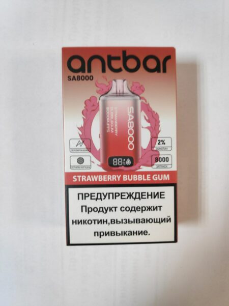 Smoant Antbar SA8000 - Strawberry Bubble Gum