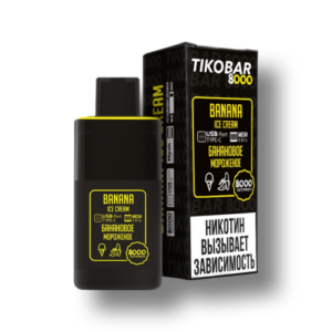 TIKOBAR 8000 - Банановое мороженое