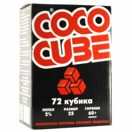 Уголь для кальяна COCOCUBE (КокоКуб) 24куб 22мм кокосовый