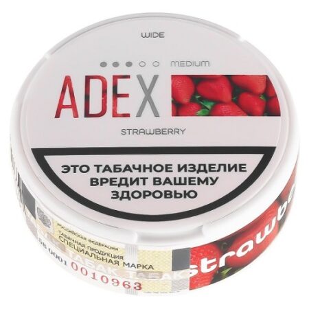 Жевательный табак ADEX STRAWBERRY MEDIUM 12 г