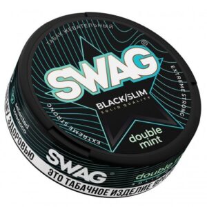 Жевательный табак SWAG - SLIM DOUBLE MINT 10гр