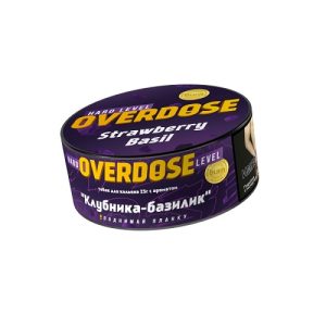 Табак для кальяна Overdose (Овердос) - Strawberry Basil (Клубника- базилик) 25гр.