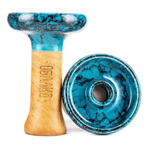 Чаша керамика ОБЛАКО STD Phunnel M Glaze мрамор LGT BLU BLK