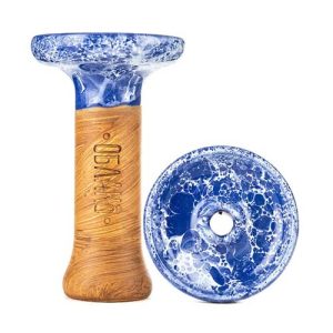 Чаша керамика ОБЛАКО STD Phunnel S Glaze мрамор BLU WHT