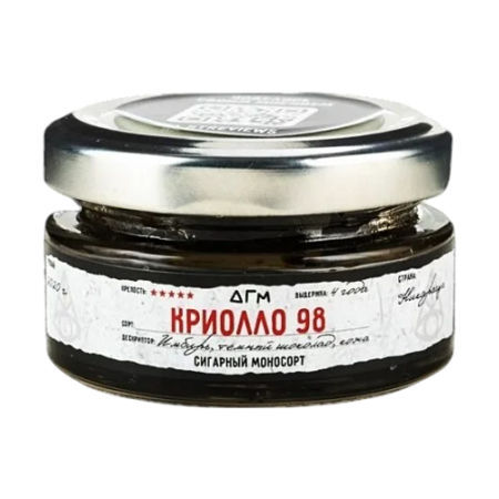 Табак для кальяна DOGMA (ДГМ) - Криолло 98 (Имбирь, Темный шоколад, Кожа) 20гр.