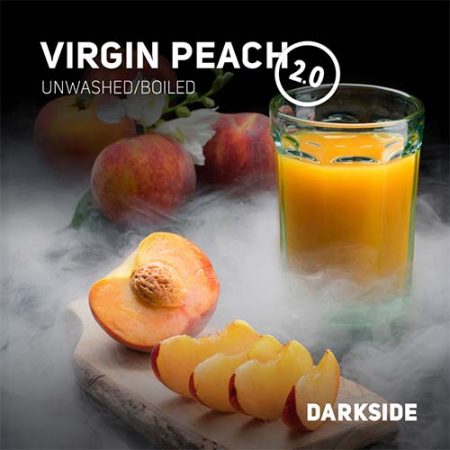 Табак для кальяна DarkSide Core (Дарксайд Кор) - Virgin Peach 2.0 (Белый персик, Сливки) 30гр.