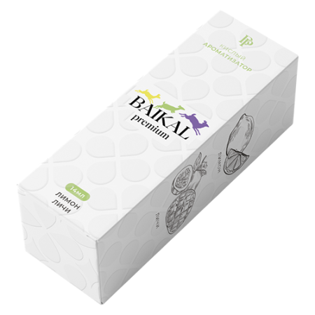 Ароматизатор BAIKAL Premium - Лимон личи 14мл