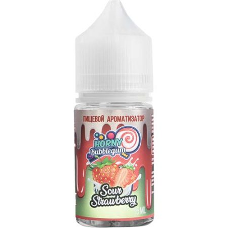 Ароматизатор Horny Bubblegum - SOUR STRAWBERRY 15мл