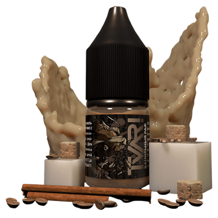 Ароматизатор TVAR! SHORT CUT - Ванильный раф (Ванильный капучино с корицей) 13мл