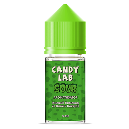 Ароматизатор CandyLab SOUR - Green Sour Soda (Кислый Лимонад из Киви и Кактуса) 14мл