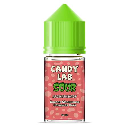 Ароматизатор CandyLab SOUR - Cotton Razz (Кислая Малиновая Сахарная Вата) 14мл
