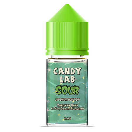 Ароматизатор CandyLab SOUR - Blue Cotton Razz (Сладкая Вата с Голубыми Ягодами) 14мл