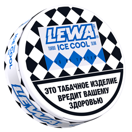 Жевательный табак LEWA TURBO - ICE COOL SLIM 10г