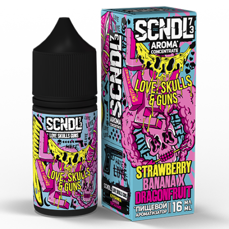 Ароматизатор SCNDL - Love Skulls Guns 16мл