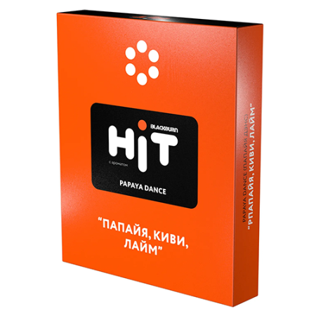Табак для кальяна BlackBurn HIT (Блэк Берн Хит) - Papaya Dance (Папайя, Киви, Лайм) 30гр.