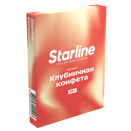 Табак для кальяна Starline (Старлайн) - Клубничная конфета 25гр.