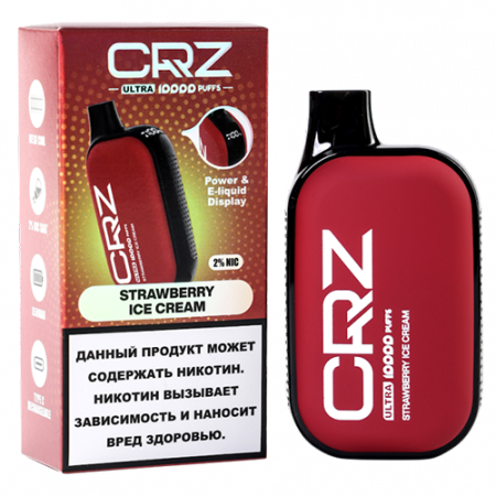 CRZ ULTRA 10000 - Клубничное Мороженое (Strawberry Ice Cream)