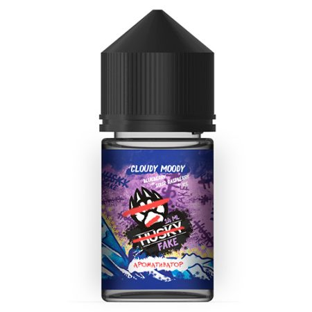 Ароматизатор HUSKY Fake - Cloudy Moody (черника кислая малина и лед) 14мл