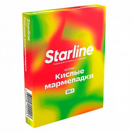 Табак для кальяна Starline (Старлайн) - Кислые мармеладки 25гр.