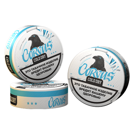 Жевательный табак CORVUS MEDIUM (Корвус Медиум) - Cold Dry 11г