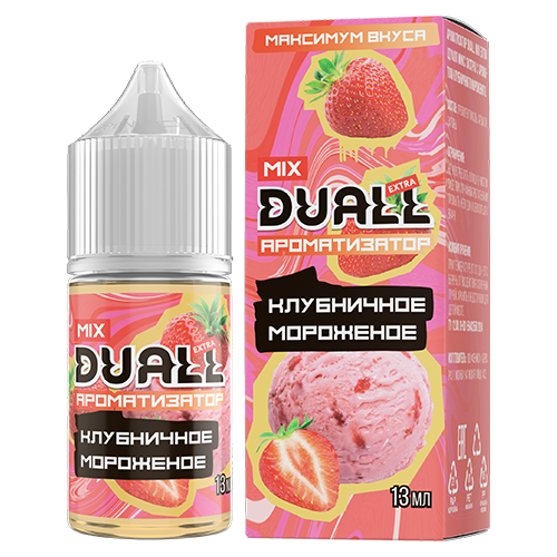 Ароматизатор Duall Mix - Клубничное Мороженое 13мл