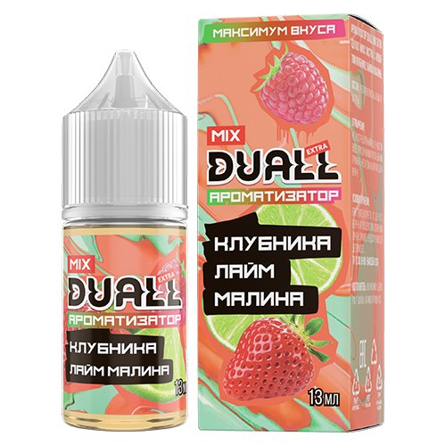 Ароматизатор Duall Mix - Клубника Лайм Малина 13мл