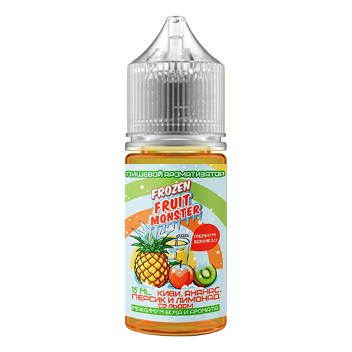 Ароматизатор Frozen Fruit Monster Premium 2.0 - Киви, ананас, персик и лимонад со льдом 15мл