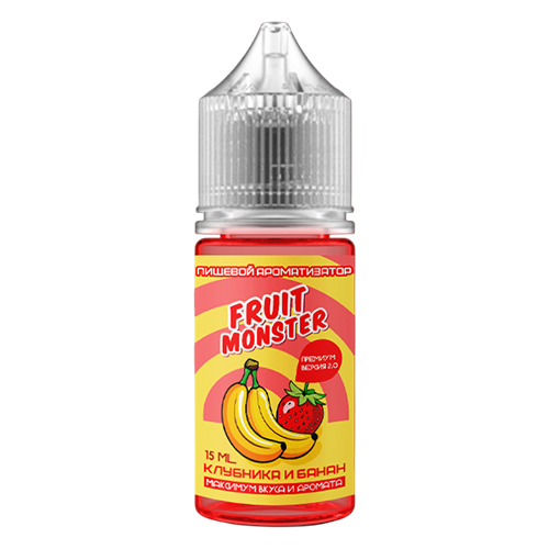 Ароматизатор Fruit Monster Premium 2.0 - Клубника и банан 15мл