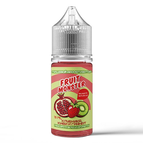 Ароматизатор Fruit Monster Premium 2.0 - Клубника, киви и гранат 15мл