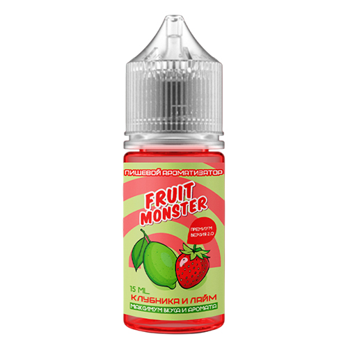 Ароматизатор Fruit Monster Premium 2.0 - Клубника и лайм 15мл