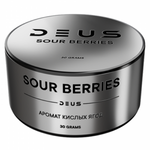 Табак для кальяна Deus (Дэус) - Sour Berries (Кислые Ягоды) 30гр.