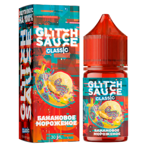 Ароматизатор Glitch Sauce Classic - Банановое Мороженое 12мл