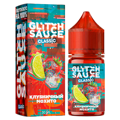 Ароматизатор Glitch Sauce Classic - Клубничный Мохито 12мл