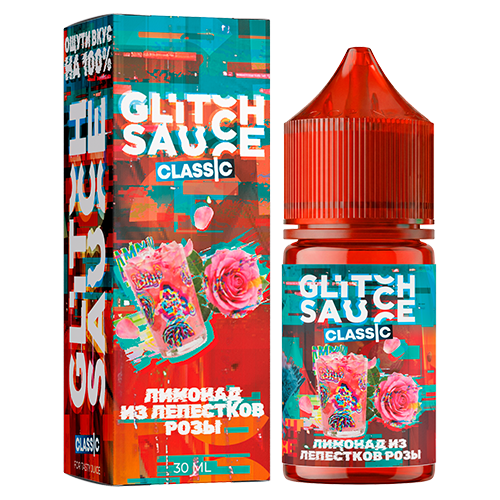 Ароматизатор Glitch Sauce Classic - Лимонад из Лепестков Розы 12мл
