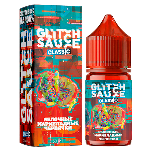 Ароматизатор Glitch Sauce Classic - Яблочные Мармеладные Червячки 12мл