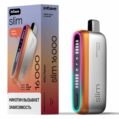 INFLAVE SLIM 16000 - Арбуз Персик