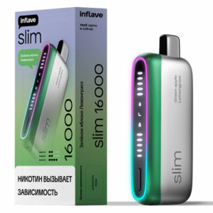INFLAVE SLIM 16000 - Зеленое Яблоко Лемонграсс