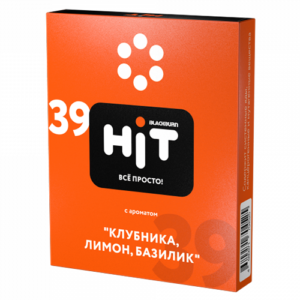 Табак для кальяна BlackBurn HIT (Блэк Берн Хит) - Клубника, Лимон, Базилик 30гр.