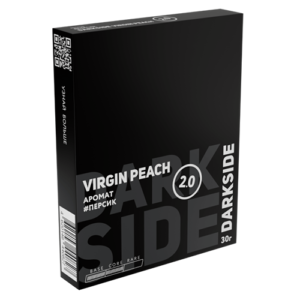 Табак для кальяна DarkSide Core (Дарксайд Кор) - Virgin Peach 2.0 (Белый персик, Сливки) 25гр. (NEW)