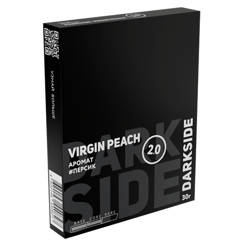 Табак для кальяна DarkSide Core (Дарксайд Кор) - Virgin Peach 2.0 (Белый персик, Сливки) 25гр. (NEW)