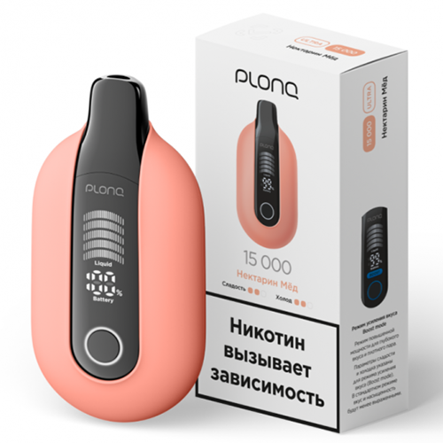 PLONQ ULTRA 15000 - Нектарин Мед