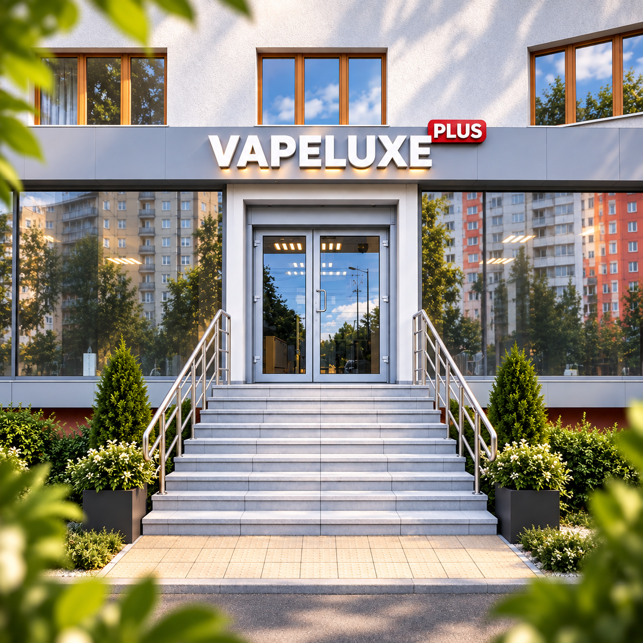 Фасад магазина VAPELUXE Фасад магазина VAPELUXE